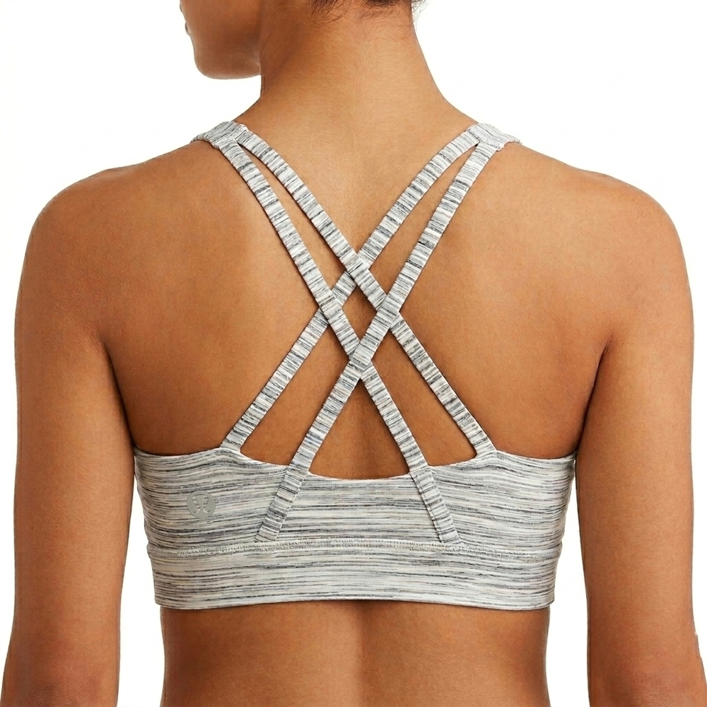 Lululemon Energy Strappy Back Printed Sports Bra